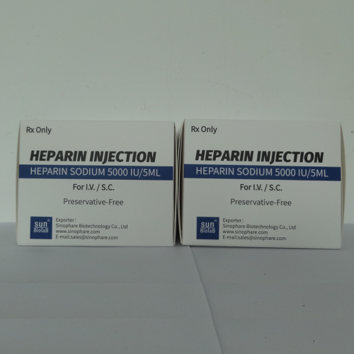 Heparin injection